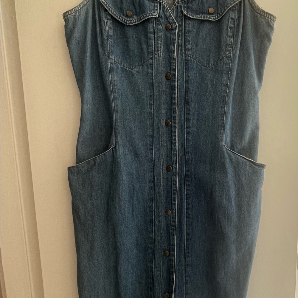 Women's Blue Denim Dress